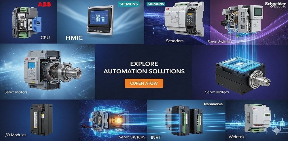 PLC ve HMI Kontrol Ürünleri (PLC , CPU, I/O, HMI, Touch Panel, Modules)