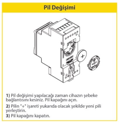 ENTES DTR-10 Pil (Batarya) Değişimi