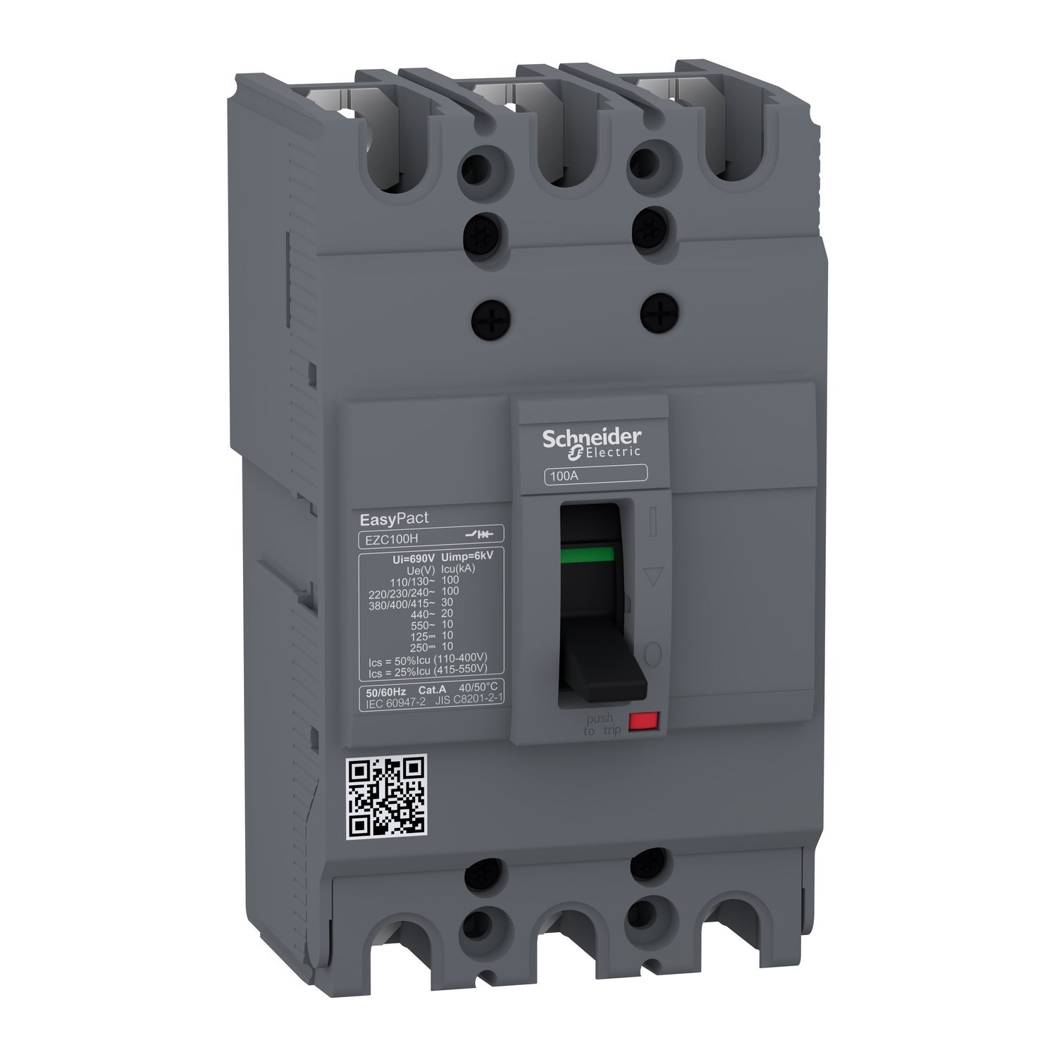 Schneider EZC100H3050 3P 50A Devre Kesici