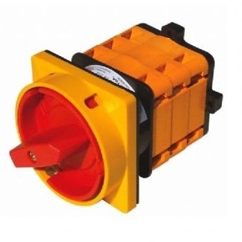 OPAŞ YKL301032 3x32A 0-1 Kilitli Sarı-Kırmızı Paket Şalter | ariproses.com