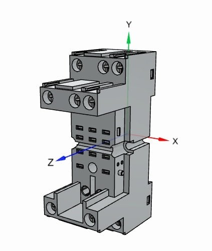 CR-M3SS Standard socket for 3c/o CR-M relay