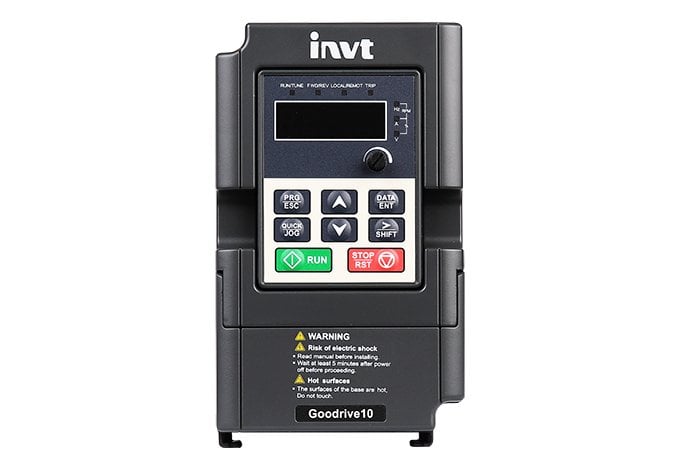 INVT 1 Faz 0.4kW 2.5A 220V Motor Sürücü GD10-0R4G-S2-B Frekans Invertör