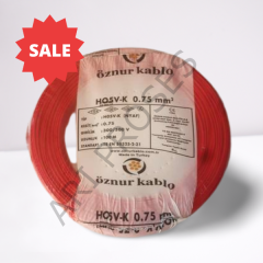 Öznur Kablo 0.75mm NYAF Kırmızı