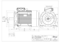 3MGS 225M4 / 45 kW 1500 rpm B35 IE3 Pik Gövde Omega Motor - 3M0SG3E-22MA40CT0