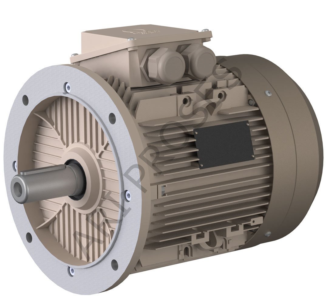 37 kW 1500 rpm B5 Flange IE3 Alüminyum Gövde Omega Motor 3MAS 225S4  - 3M0SA3E-22SA40BT0