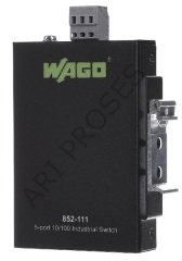 Wago 852-111 5 Port Endüstriyel ECO Ethernet Switch 10/100 Mbps