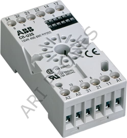 ABB CR-U3S Evrensel Röle İçin Soket 3 A/K 1SVR405660R0000