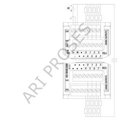 6ES7222-1BH32-0XB0  S7-1200  16 DO  24V DC 0.5A  SM 1222