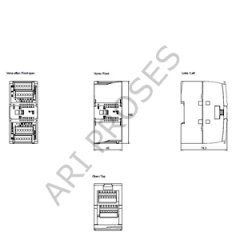 SIEMENS 6ES7221-1BH32-0XB0 | SM 1221 16 DI 24VDC Giriş Modülü