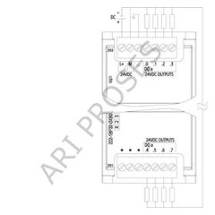 Siemens 6ES7222-1BF32-0XB0 SIMATIC S7-1200 SM 1222 Dijital Çıkış Modülü 8×24V DC/0,5A Transistör Çıkış, 50 μs Tepki Hızı