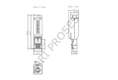 6GK1901-1BB10-2AA0 Metal 180° Derece 2x2 Düz Ethernet RJ45 Konnektör