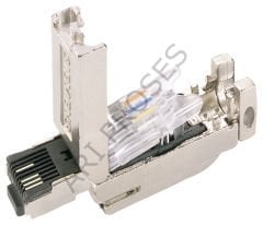 SIEMENS 6GK1901-1BB10-2AA0 FastConnect RJ45 Endüstriyel Ethernet Soketi 180° 2x2