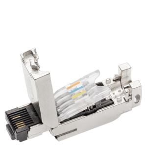 SIEMENS 6GK1901-1BB10-2AA0 FastConnect RJ45 Endüstriyel Ethernet Soketi 180° 2x2