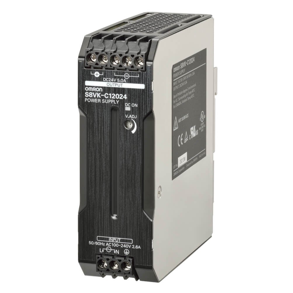 OMRON S8VK-C12024  120W 24V DIN Ray Güç Kaynağı (C Serisi)