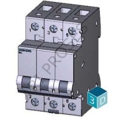 SIEMENS 5SL6340-7YA Üç Fazlı Anahtarlı Otomatik Sigorta C 40A 3F 6kA