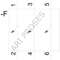 SIEMENS 5SL6340-7YA Üç Fazlı Anahtarlı Otomatik Sigorta C 40A 3F 6kA