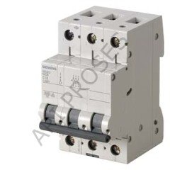 SIEMENS 5SL6340-7YA Üç Fazlı Anahtarlı Otomatik Sigorta C 40A 3F 6kA
