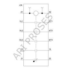 Siemens 3RT2027-1AP00 220 Volt AC 15 kW 32A Kontaktör 1NO+1NC