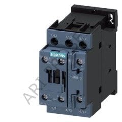 Siemens 3RT2027-1AP00 15 kW 32A 3 Kutup 230V AC Kontaktör 1NO+1NC