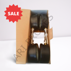 PAKKENS 250°C  Ø100 mm Termometre 10 cm Alttan Bağlantılı G1/2''B  1004010208