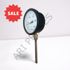 PAKKENS Termometre Ø100 mm 0/+250 C G1/2''B 15cm Alttan Bağlantı CI. 2,0 1004010308