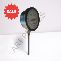 Pakkens 1004010308 | Ø100mm 0-250°C Bi-Metal Termometre 15cm Alttan