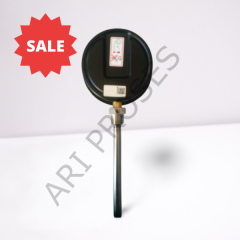 PAKKENS Termometre Ø100 mm 0/+250 C G1/2''B 15cm Alttan Bağlantı CI. 2,0 1004010308