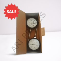 PAKKENS 250°C Ø100 mm Termometre 15cm Alttan Bağlantılı G1/2''B  CI. 2.0 1004010308