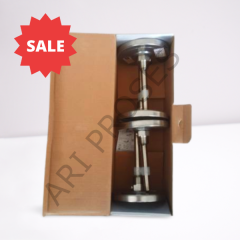 PAKKENS 120°C Ø100mm Termometre 10cm G1/2''B  Arkadan Bağlantılı 1004020205