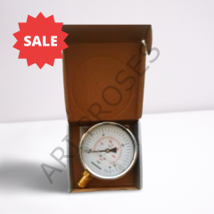 Pakkens Manometre Ø100mm 0/16 Bar-Psi G1/2''B Alttan Bağlantılı Gliserinli 1001001108