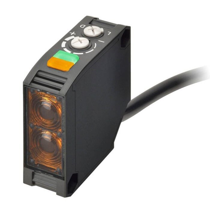 OMRON E3JK-RP12 2M  Kare Gövde Reflektörlü Fotoelektrik Sensör