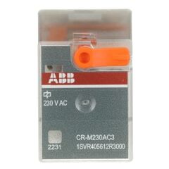 ABB CR-M230AC3 3 Kontak A/K 230V Minyatür Röle 1SVR405612R3000