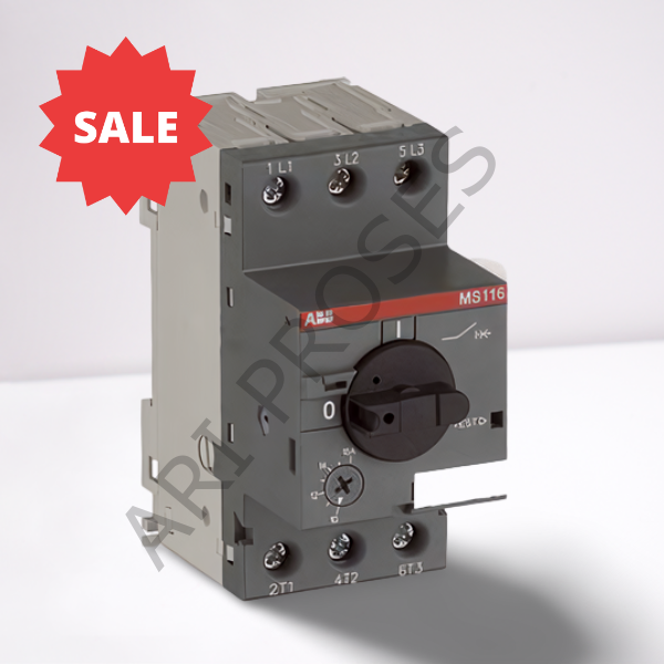 ABB MS116-0.4 Motor Koruma Şalteri 50kA Akım Ayar Aralığı:0.25-0.4A 1SAM250000R1003