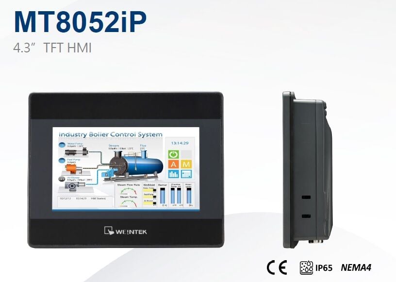 WEINTEK MT8052iP  4.3'' TFT HMI Operatör Paneli