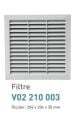 ÇETİNKAYA V02 210 003 210x210 Filtreli Gri Menfez IP 54 (FM Serisi Kolay Montajlı)