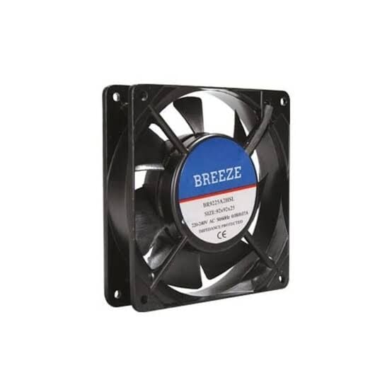 ÇETİNKAYA BRZ 07 120x120x38 Bilezikli Kablolu 24V DC Kare Fan