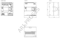 Siemens 6ES7212-1AE40-0XB0 CPU 1212C  S7-1200 DC/DC/DC 8DI 6DO 2AI