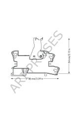 WAGO 788-516 230 Volt AC Çift Kontak Röle ve Soket Modülü