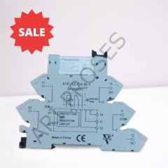 Panasonic 24V Slim Röle ve Soket Modülü Yay Baskılı Bağlantı + LEDli