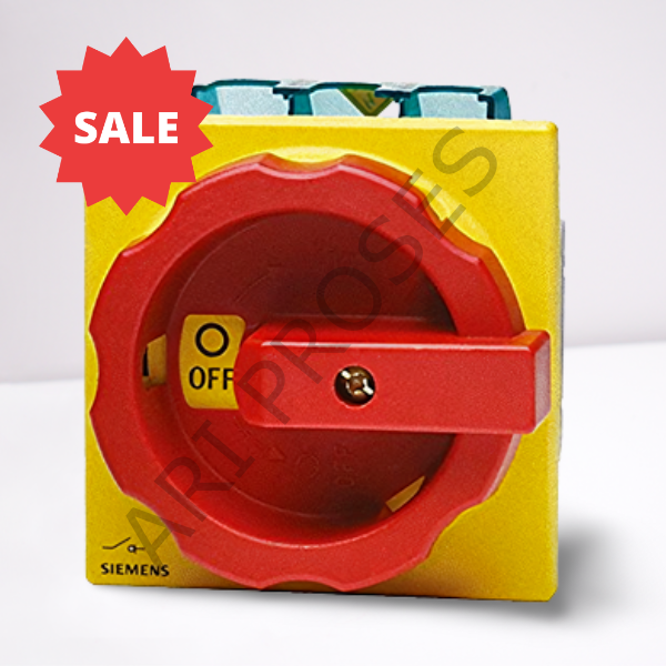 Siemens 3Ld2103-0Tk53 Acil Stop Pako Şalteri 3x25A 0-1 (Aç-Kapa) Önden Tespitli Sarı-Kırmızı Paket Şalter