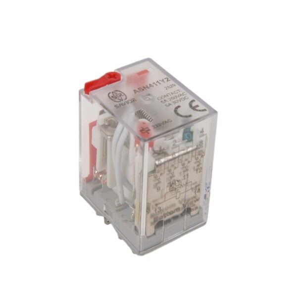 Savior ASN411Y2 4 Kontak Soketli Röle 6A 220VAC Ledli