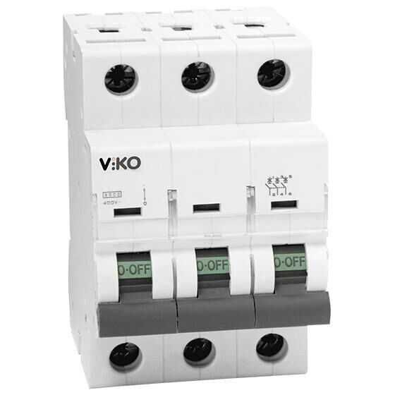Viko 4VTB-3C20 Trifaze 3x20A 4,5kA C Tipi Otomatik Sigorta