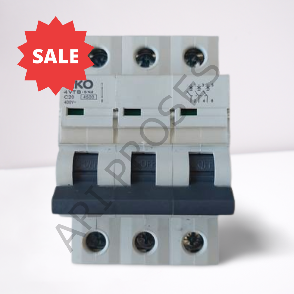 Viko 4VTB-3C20 Trifaze 3x20A 4,5kA C Tipi Otomatik Sigorta