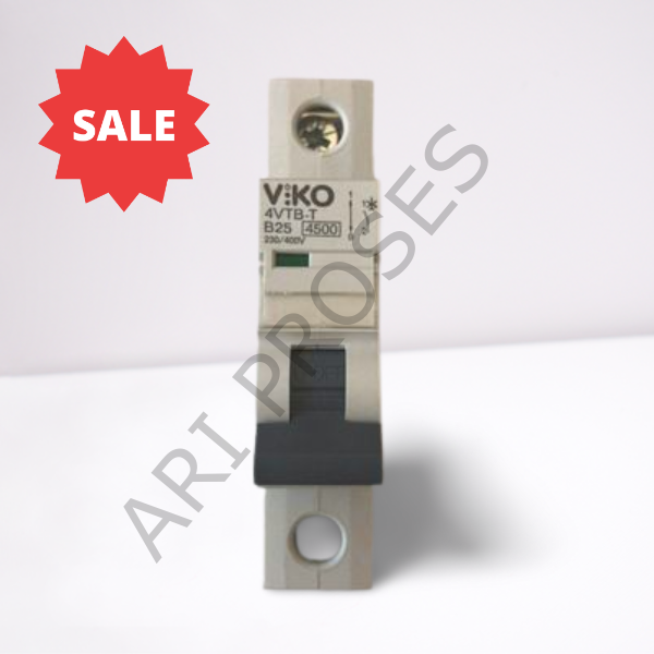 Viko 4VTB-1B25 Monofaze 1X25A 4,5kA B Tipi Otomatik Sigorta
