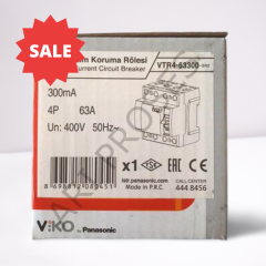 Viko Vtr4-63300 4x63A 300mA Kaçak Akım Koruma Rölesi (Yangın Koruma İçin)