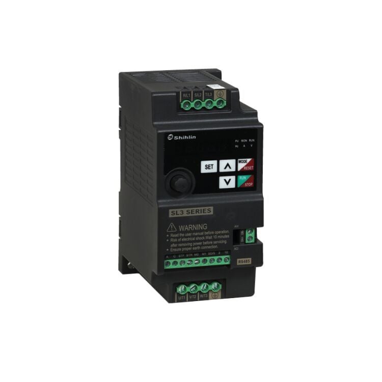SHIHLIN SL3-021-0.4K | 0,4 kW 1 Faz 220V AC Sürücü (İnvertör)