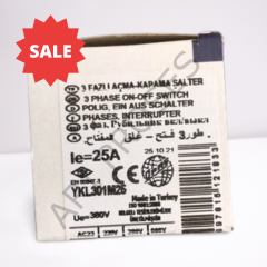 YKL301M26 3 Fazlı Açma-Kapama 0-1 Kilitli Pako Şalter