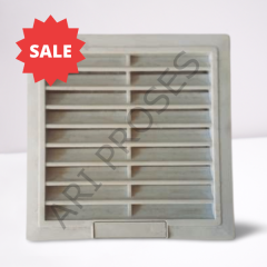 Çetinkaya 110x110 Filtreli Gri Menfez IP 54  V02 110 003