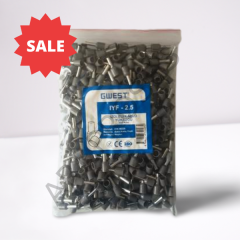 GWEST İzoleli Yuvarlak Tip Kablo Ucu (1.5 - 2.5 mm²) - 2007 IYF-2.5