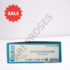 ONKA 1852 (1020155)  OPK 3- 2,5mm² Yay Bağlantılı Üç Katlı Ray Klemens  (1 Kutu = 50 Adet)